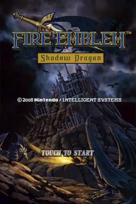 Fire Emblem - Shadow Dragon (USA) screen shot title